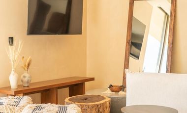 Penthouse en venta Bacalar de 1 habitación| acceso directo a la laguna| Rooftop y alberca privada