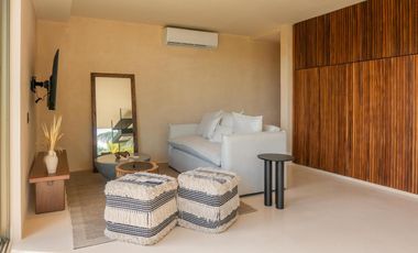 Penthouse en venta Bacalar de 1 habitación| acceso directo a la laguna| Rooftop y alberca privada