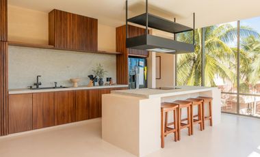 Penthouse en venta Bacalar de 1 habitación| acceso directo a la laguna| Rooftop y alberca privada