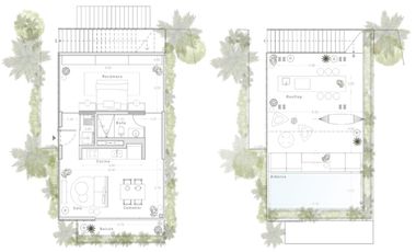 Penthouse en venta Bacalar de 1 habitación| acceso directo a la laguna| Rooftop y alberca privada