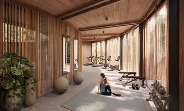 Penthouse en venta Bacalar de 1 habitación| acceso directo a la laguna| Rooftop y alberca privada