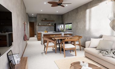 Departamento en Venta en Bacalar de 2 Habitaciones con Rooftop y Alberca Panorámica