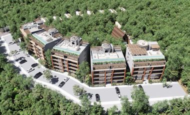 Departamento en Venta en Bacalar de 2 Habitaciones con Rooftop y Alberca Panorámica