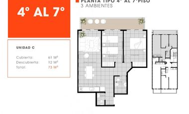 VENTA - MONOAMBIENTE C/BALCÓN - POZO - BELGRANO