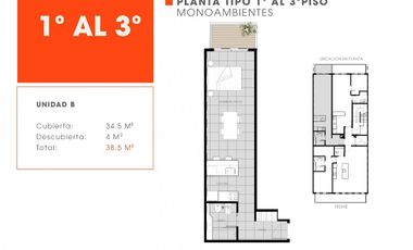 VENTA - MONOAMBIENTE C/BALCÓN - POZO - BELGRANO