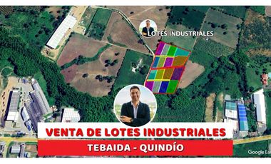 VENTA DE LOTES INDUSTRIALES EN TEBAIDA, QUINDO, COLOMBIA