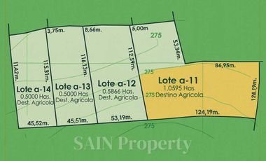 Parcela en venta en TOMÉ