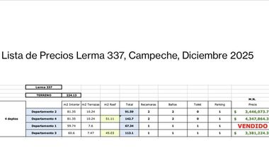 Departamento en preventa