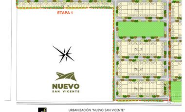 Terreno en  San Vicente Nuevo Barrio Abierto 