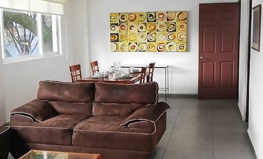 Departamento  amueblado 2 recamaras con todos los servicios y equipo en Coyoacan