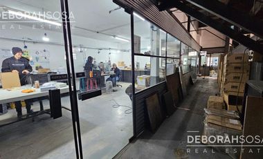 Venta de lote 1096 m2 con galpón, oficinas, vivienda, parque, quincho y piscina