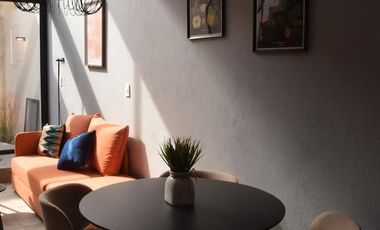 LOFT DE 2 NIVELES AMUEBLADO EN LA MODERNA