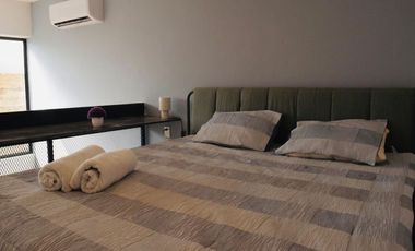 LOFT DE 2 NIVELES AMUEBLADO EN LA MODERNA