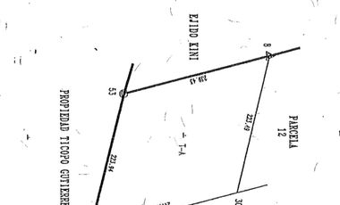 Terreno a 3 minutos de Motul Pueblo mágico de Yucatán de 47,527.42 m2