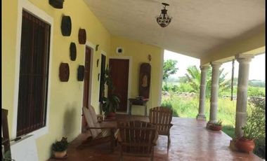 CASA TIPO HACIENDA  CON TERRENO