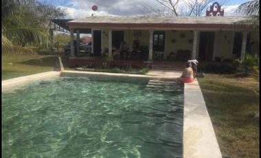 CASA TIPO HACIENDA  CON TERRENO