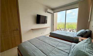 SE ARRIENDA APARTAMENTO AMOBLADO EN BAIA KRISTAL - CARTAGENA