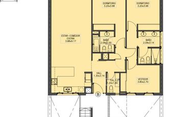 DEPARTAMENTO TIPO CASA CON TERRAZA PROPIA - SAN ISIDRO - Av. del Libertador 15300