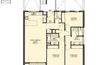DEPARTAMENTO TIPO CASA CON TERRAZA PROPIA - SAN ISIDRO - Av. del Libertador 15300
