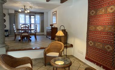 Casa en renta en Coyoacán en condominio amueblada