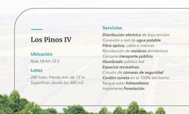 Terreno en venta Los Pinos IV,  Álvarez Rosario Santa Fe