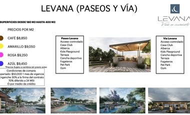 TERRENOS RESIDENCIALES EN VENTA LEVANA AL NORPONIENTE DE AGUASCALIENTES