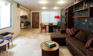 Departamento en renta amueblado 2 Recamaras 2 baños y 2 estacionamientos