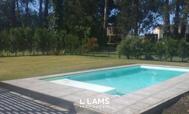 Casa 4 ambientes con piscina- alquiler por temporada 2025/2026 - Barrio Privado Arenas del Sur