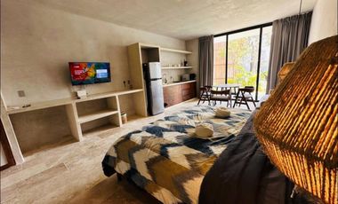 DC Exclusivo departamento tipo LOFT en VENTA Y RENTA, TULÚM, AV KUKULKAN