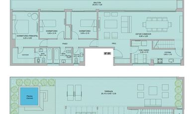 Departamento de 4 ambientes  EN VENTA en VILAGO- NORDELTA