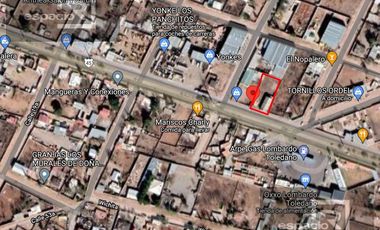 TERRENO EN RENTA SOBRE AVENIDA LOMBARDO TOLEDANO