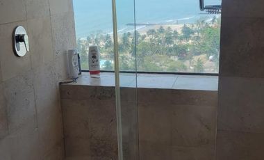 Villas Mocambo, Departamento en RENTA AMUEBLADO con vista al mar, ALBERCA, 2 recamaras