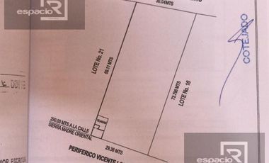 TERRENO EN RENTA SOBRE AVENIDA LOMBARDO TOLEDANO