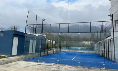 TERRENO EN RENTA CON CANCHAS DE PADEL EN EL YERBANIZ