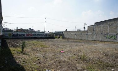 Terreno comercial en renta, Paseo Tollocan - San Mateo.