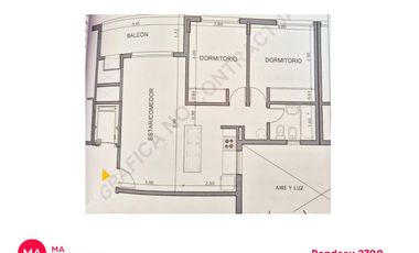 Departamento 1 Dormitorio - Rondeau 3700 -  La Florida - Rosario | Venta