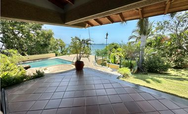 VENTA CASA DE PLAYA AMOBLADA FRENTE AL MAR CABO ANTIBES SANTA MARTA