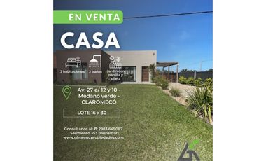 Casa MODERNA c/ Pileta Medano Verde
