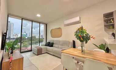 Apartamento amueblado en Alquiler en Coco del Mar de 2rec y 2b.