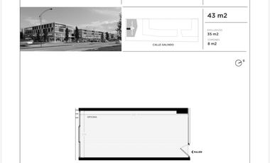 Oficina  a la venta complejo Galinda en Funes