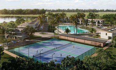 Departamento en venta de 2 ambientes, con piscina en barrio cerrado Luján