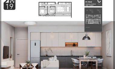 Departamento de tres ambientes a la venta en Nuevo Quilmes Externo Financiacion