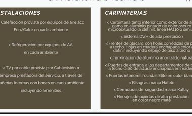 Venta Departamento 3 ambientes 94m2 en Construccion