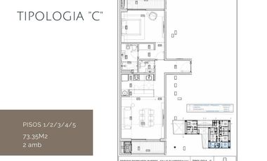 Venta Departamento 3 ambientes 94m2 en Construccion