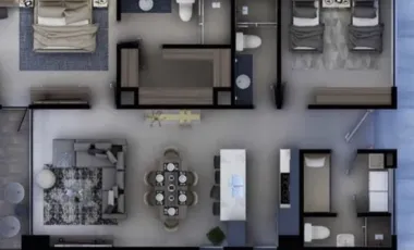 Departamento en venta en El Faisán, Santiago, Nuevo León