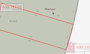 Terreno de 408m2 en venta en Castelar Norte