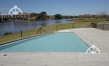 Depto PB con jardin al rio, 3 dormitorios y dependencia - Dos cocheras- con renta h/ 04/26