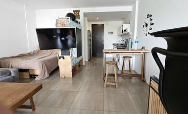 Departamento Monoambiente con balcón, parrilla y cochera cubierta en Vicente López