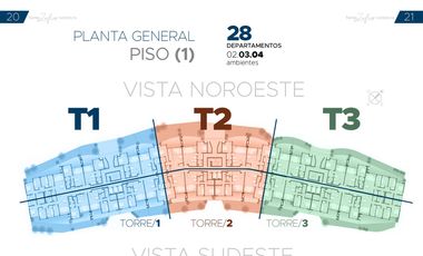 Torres Zafiro Nordelta: Departamento 2 ambientes