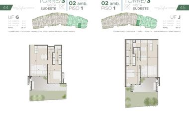 Torres Zafiro Nordelta: Departamento 2 ambientes